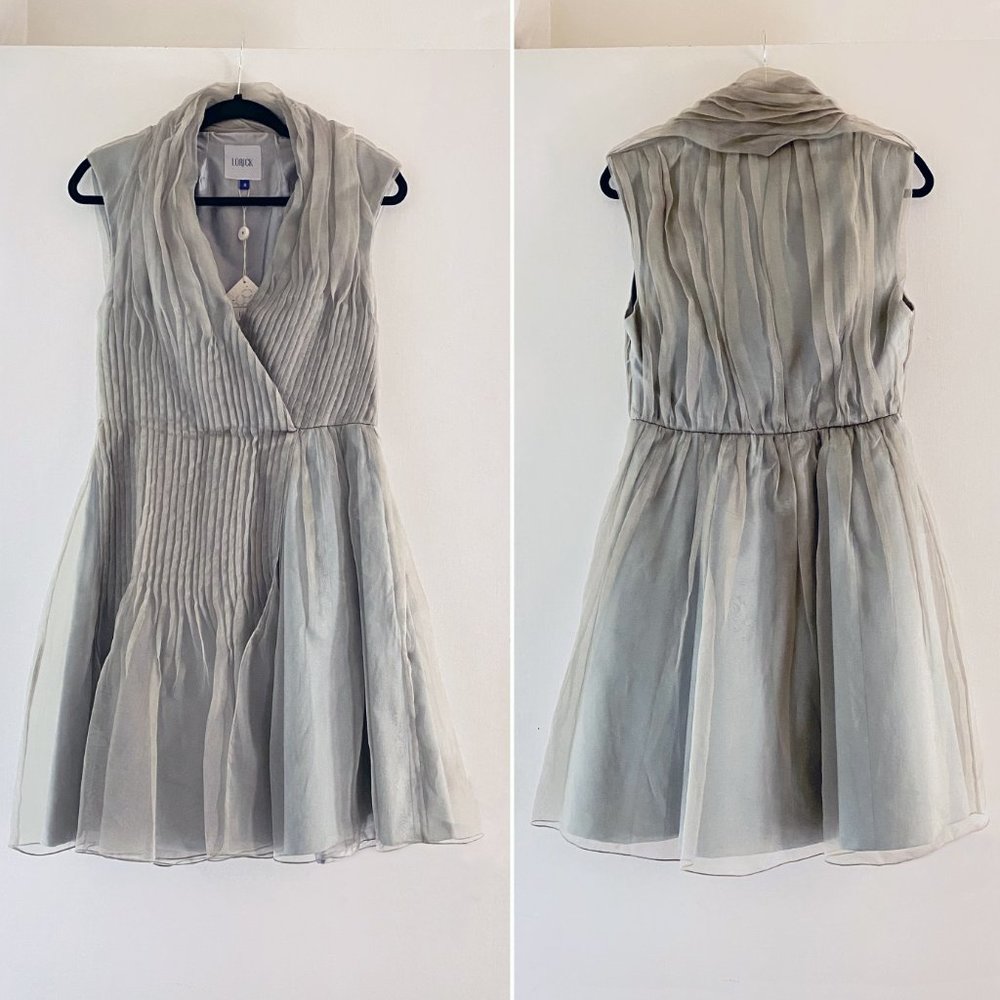 Lorick organza silk cocktail dress